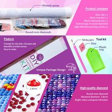 Load image into Gallery viewer, Diamond Painting DIY Kit,Full Drill, 30x30cm- Happy Hug
