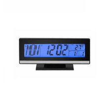 Load image into Gallery viewer, Digital Temperature Humidity Meter Clock - Black
