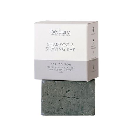 Be.Bare Top to Toe Shampoo & Shaving Bar 100g