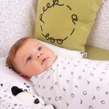 Load image into Gallery viewer, Xoxobaby - Receiving Blanket - Xo Black
