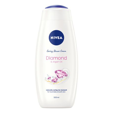 NIVEA Diamond & Argan Oil Shower Gel/Body Wash - 500ml Buy Online in Zimbabwe thedailysale.shop