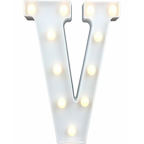 LED Lights Letter -V