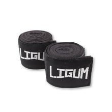 Load image into Gallery viewer, 10 Pack of Black Boxing Wraps - Ligum Fight Gear

