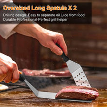 Load image into Gallery viewer, Stainless Steel Griddle Grill Utensil Set-12 Pieces
