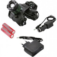 Load image into Gallery viewer, T6 LED 1800 Lumen Rechargeable Headlamp With Zoomable Focus
