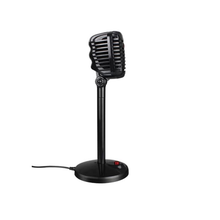 Load image into Gallery viewer, HXSJ F13 Adjustable Angle USB Computer Microphone - Black
