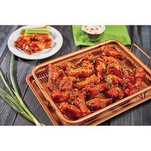 Load image into Gallery viewer, Copper Crisper Oven Air Fryer Basket
