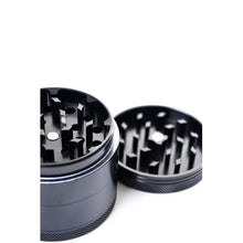 Load image into Gallery viewer, Zootly 4 Piece Aluminium Herb Grinder - Black
