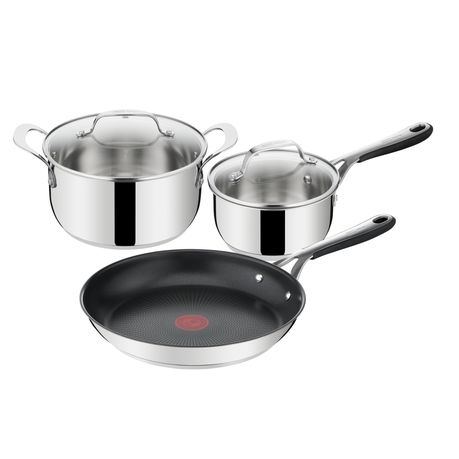 Jamie Oliver by Tefal Kitchen Essential Stainless Steel 5 Piece Set Buy Online in Zimbabwe thedailysale.shop