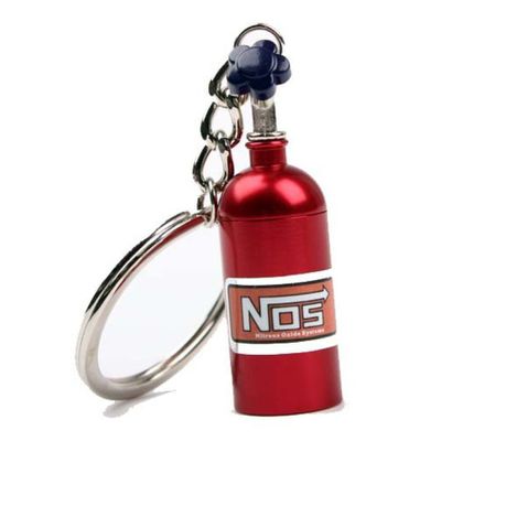 NOS Nitrous Oxide Bottle Keyring - Red Buy Online in Zimbabwe thedailysale.shop