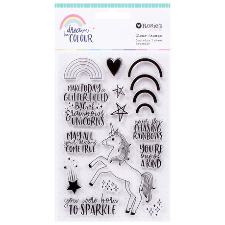 Dream in Colour Clear Stamps Buy Online in Zimbabwe thedailysale.shop