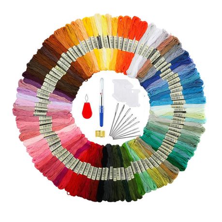 Sewing Needlework Embroidery Cross Stitch Set 150 Colours Buy Online in Zimbabwe thedailysale.shop