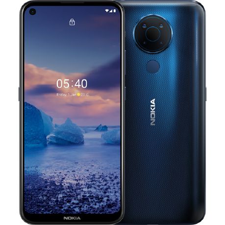 Nokia 5.4 64GB Single Sim - Polar Night Buy Online in Zimbabwe thedailysale.shop