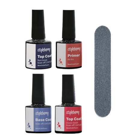 Styleberry 5 Piece Nail Gel Essentials Kit