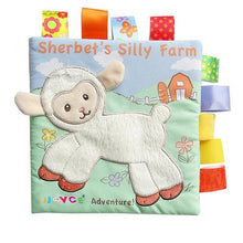 Load image into Gallery viewer, Activity Fabric soft Baby Cloth Book -Sherbet's Silly Farm
