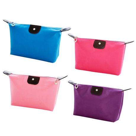 4 Pieces Cosmetic Bags Toiletry Bags Travel Makeup Pouch