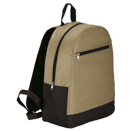 Backpack with Front Zip Pocket Non-Woven Buy Online in Zimbabwe thedailysale.shop
