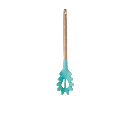 Hubbe Turquoise Silicone Cooking Utensils - Pasta Spoon Buy Online in Zimbabwe thedailysale.shop