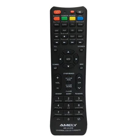 ZF AD-UL036 AMELY Universal TV (LCD/LED) Remote Control