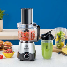 Load image into Gallery viewer, Nutribullet Magic Bullet Kitchen Express Blender &amp; Food Processor - Silver
