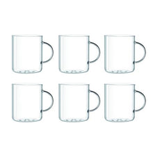 Load image into Gallery viewer, Leonardo Glass Mug with Handle Transparent NOVO 570ml – Set of 6
