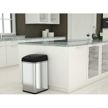 Load image into Gallery viewer, Square 48l Stainless Steel Auto Dustbin
