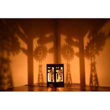 Load image into Gallery viewer, Decor Candle Windmill Hexagon Magic shadow lantern box Night Light
