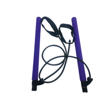 Load image into Gallery viewer, Portable Fitness Exercise Pilates Bar Stick with Resistance Band
