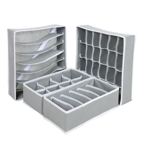 Infinity Underwear Drawer Organizers - Set of 4 Buy Online in Zimbabwe thedailysale.shop