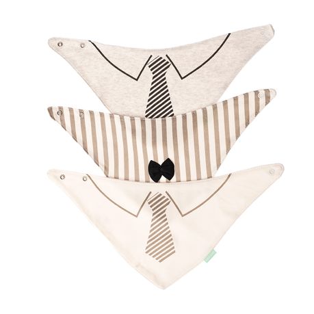 All Heart 3 Pack Bow Tie Print Bib Clothes Buy Online in Zimbabwe thedailysale.shop