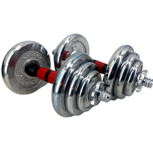 Load image into Gallery viewer, 20 kg Chrome Dumbell Set HD-47-20
