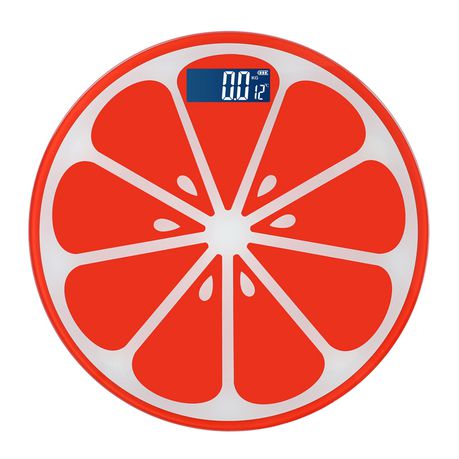 Hubbe Electronic Personal Body Weight Scale - Citrus Orange Buy Online in Zimbabwe thedailysale.shop