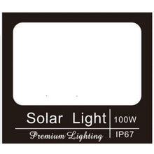 Load image into Gallery viewer, 100W Solar Flood Light &amp; Remote
