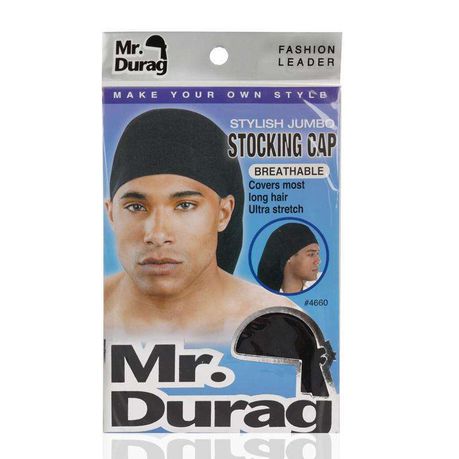 Ann04660 - Mr. Durag Stylish Jumbo Stocking Cap Xl Black 6 Pack Buy Online in Zimbabwe thedailysale.shop