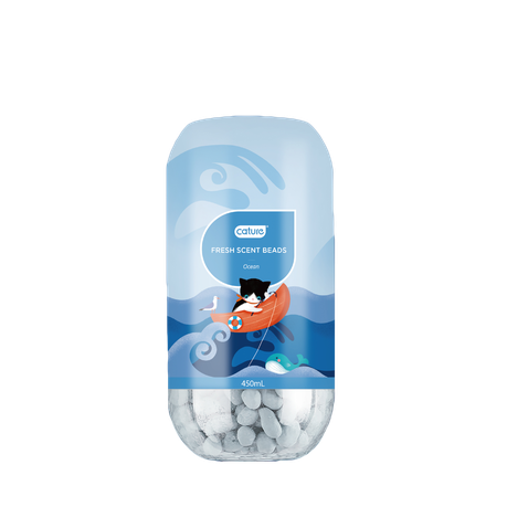 Cature - Cat Litter Anti-Bacterial Scented Beads - Ocean 450ml Buy Online in Zimbabwe thedailysale.shop