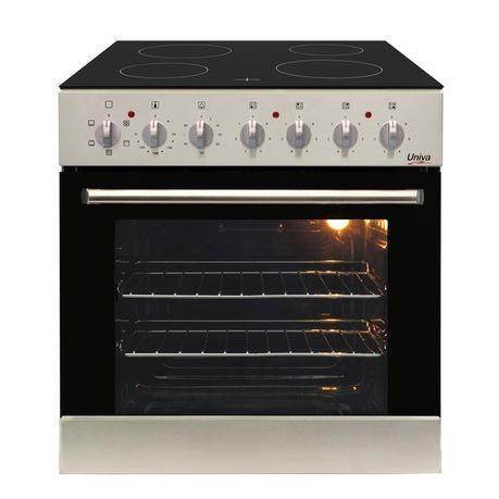 Univa Under Counter Oven & Ceran Hob - U336CS - Stainless Steel Buy Online in Zimbabwe thedailysale.shop