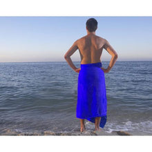 Load image into Gallery viewer, Terry Collection Cosy Microfibre Towel Set: Bath Hair Beach Gym Baby: Blue
