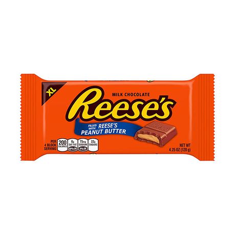 Reese's XL Peanut Butter Bar 120g Buy Online in Zimbabwe thedailysale.shop