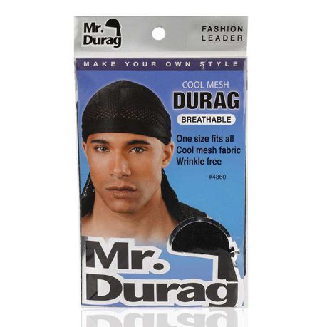 Mr. Durag - Mesh Durag Black- 4 Pack