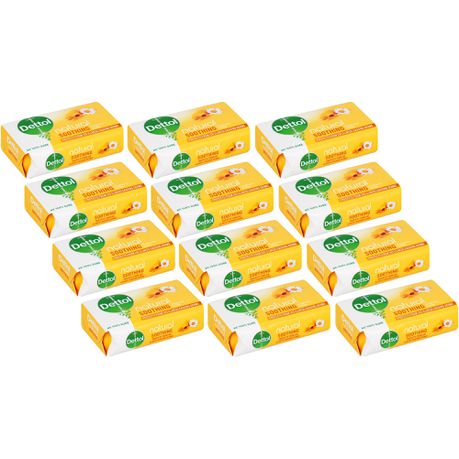 Dettol Soap Soothing - 12 x 175g Buy Online in Zimbabwe thedailysale.shop