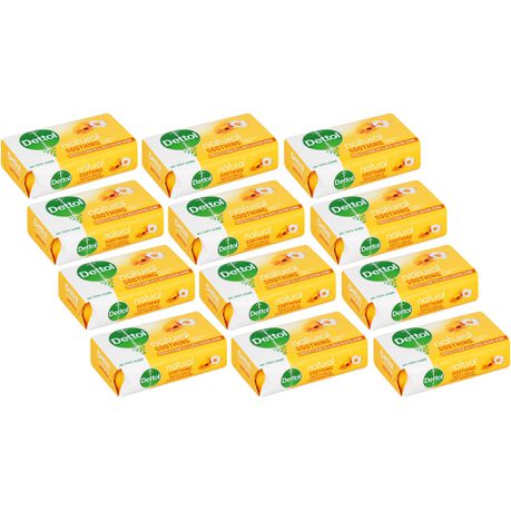 Dettol Soap Soothing - 12 x 175g