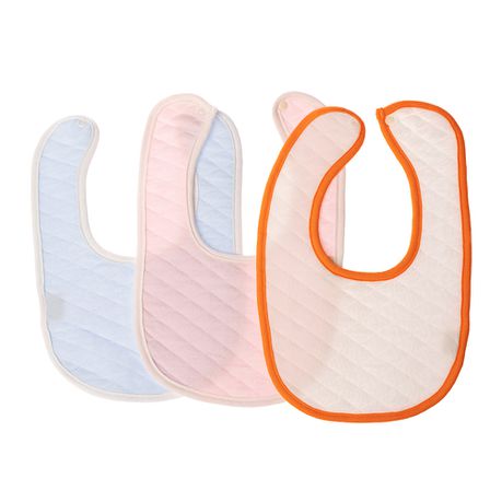All Heart 3 Pack Baby With Quilted Design Bibs