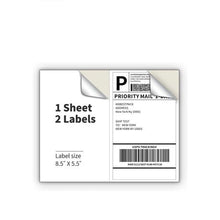 Load image into Gallery viewer, A4 Inkjet shipping barcode label 100 Sheet

