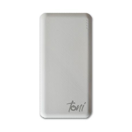 Toni Power Bank 12000 mAh - White Buy Online in Zimbabwe thedailysale.shop