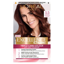Load image into Gallery viewer, LOreal Excellence Creme 5.5 Natural Mahogany Brown
