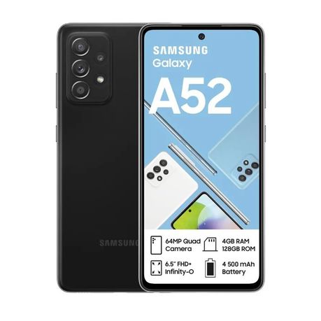 Samsung Galaxy A52 128GB Dual Sim - Awesome Black Buy Online in Zimbabwe thedailysale.shop
