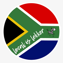 Load image into Gallery viewer, Sticker -100 Local is Lekker labels
