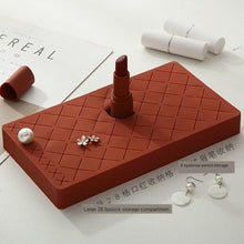 Load image into Gallery viewer, Silicone Cosmetic organizer - Large Maroon
