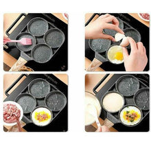 Load image into Gallery viewer, Kitchen Four-hole Frying Pot Thickened Omelet Pan
