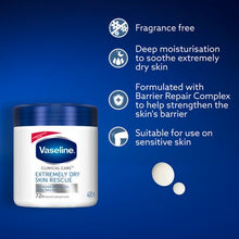 Load image into Gallery viewer, Vaseline Clinical Care Extremely Dry Skin Rescue Body Cream - 400ml
